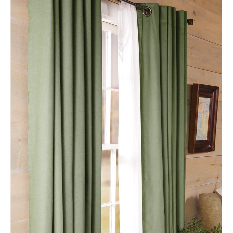 Cotton Room Darkening Curtain Pair