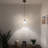 Simonson Tiffany Mini Hanging Lights Stained Glass Crystal Beans LED Bulb Included H50"W6"