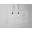 Alvaro 2 - Light White Square/Rectangle Pendant-40239216