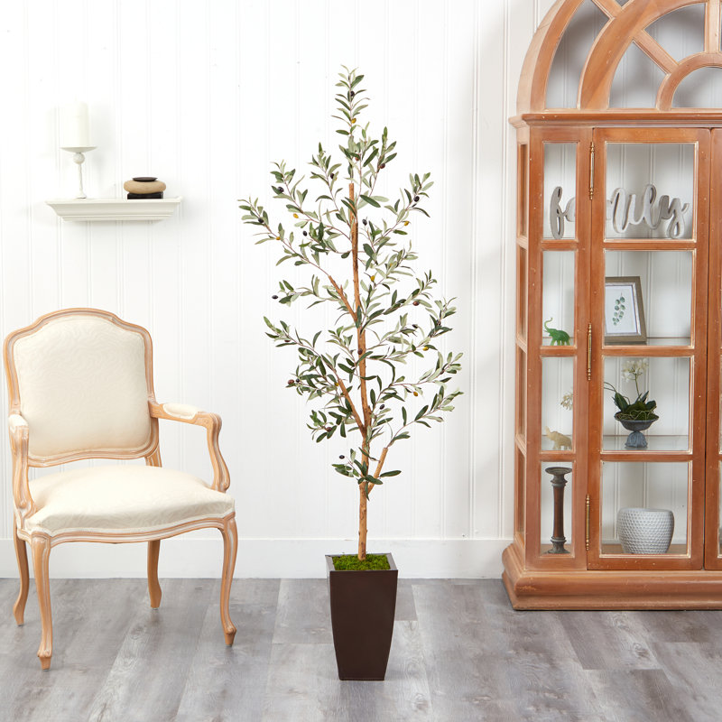 Olive artificielle 66 po en pot