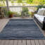 Tapis bleu marine Xhevrie intérieur / extérieur lavable à la machine-111825562