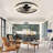 Bonin 20'' Indoor flush mount ceiling fan with light, indoor remote control ceiling fans with lights-973751869-985365938