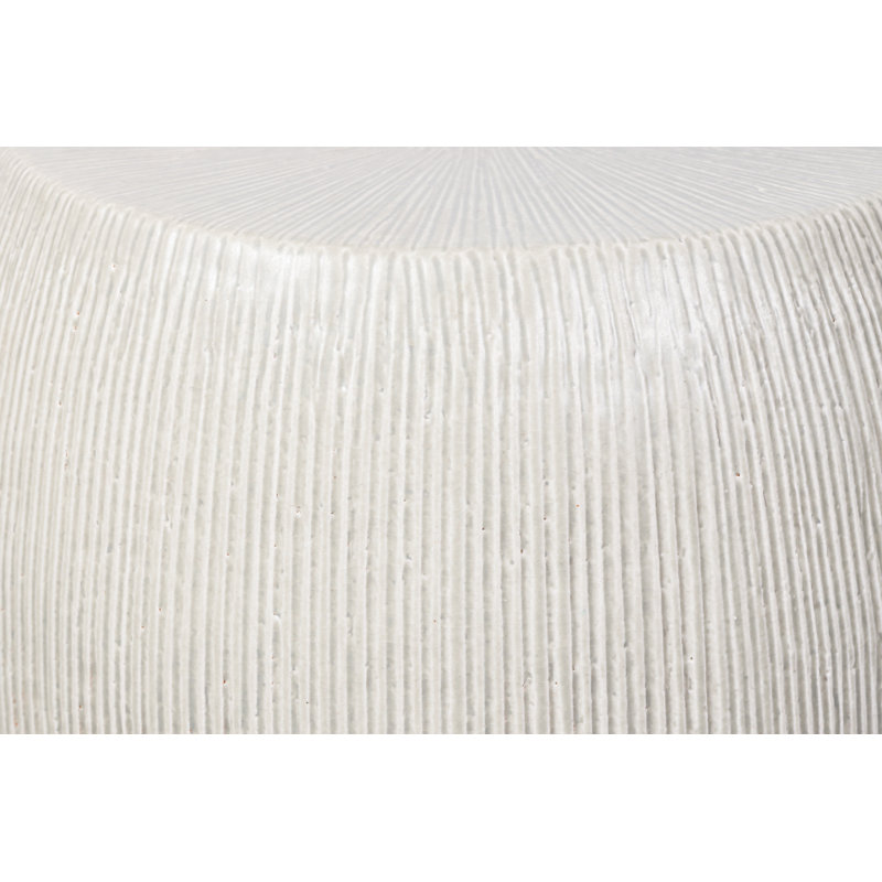 Sunburst Garden Stool, Olive Semi Gloss