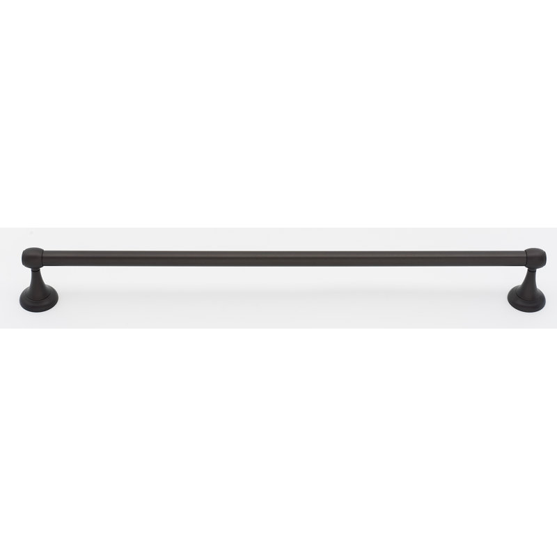 Royale Wall Mounted Towel Bar, Chocolate Bronze