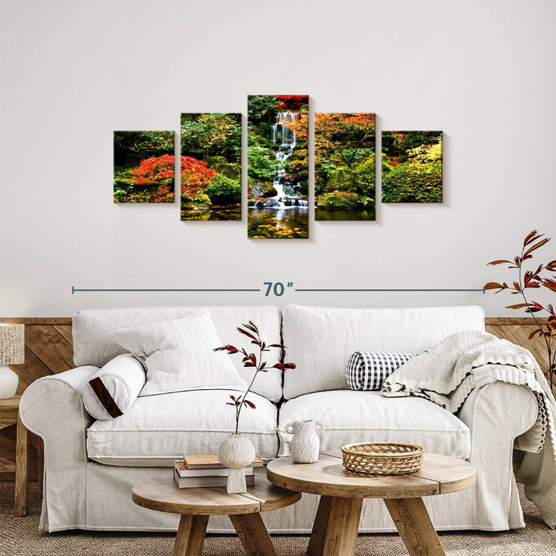 Cascade japonaise Alvord, H 24 po x l 55 po