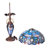 24.5"H Victorian Dome Shade Double Lit Tiffany-Style Stained Glass Table Lamp-243898406