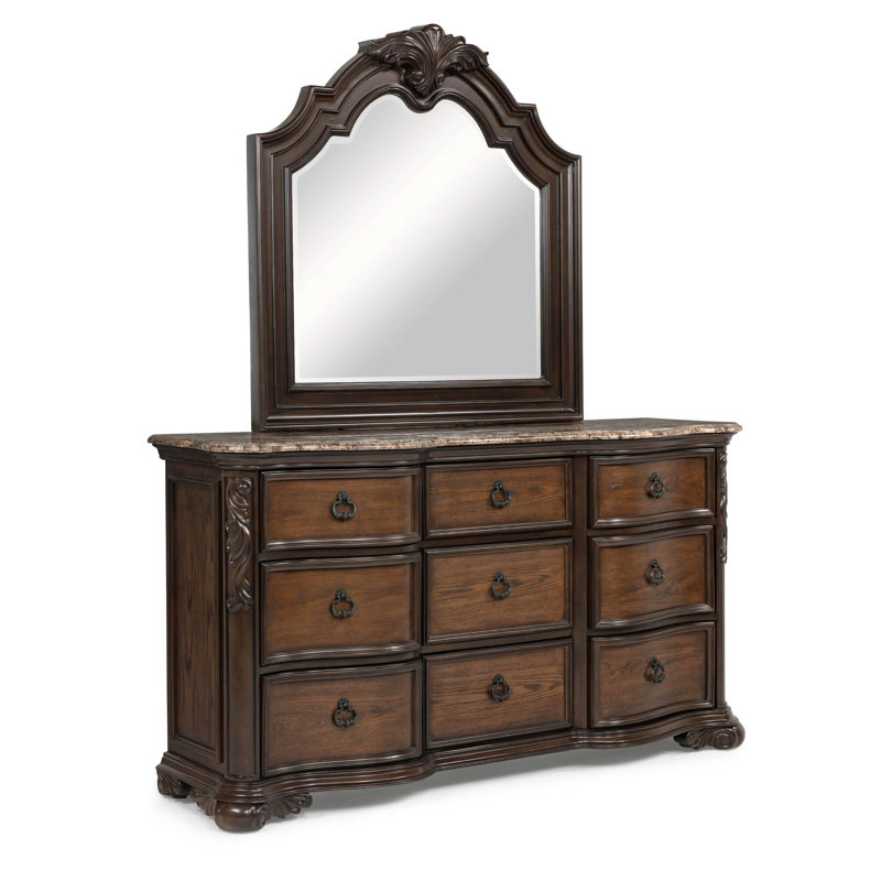 Miroir de chambre Ludwig Brown (miroir seulement)