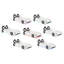 Lit simple blanc Solana avec lumières Underglow-1745383324