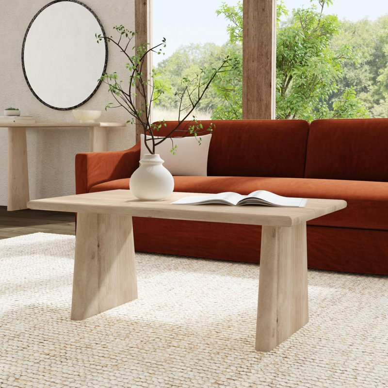 Table basse Koreena, Brun naturel