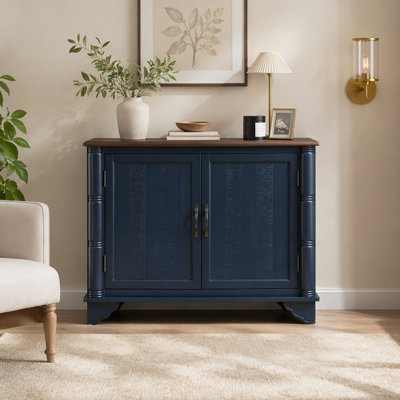 40"  Console Table with Storage Shelf, Retro Entryway Table with Adjustable Storage Shelf, Sofa Couch Table for Hallway, Entry Way, Living Room, Foyer