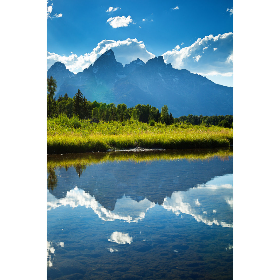 Grand Teton National Park von YinYang - Druck auf Leinwand ohne Rahmen