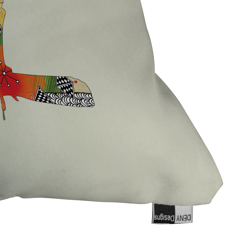 Little Bird Throw Pillow, 16" x 16"