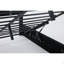 Base de lit pleine grandeur avec rangement et tête de lit avec lumières DEL réglables, ports de charge USB-C, support hydraulique, lit plateforme tapissier en similicuir, support à lattes en métal, noir-133674063-133674065