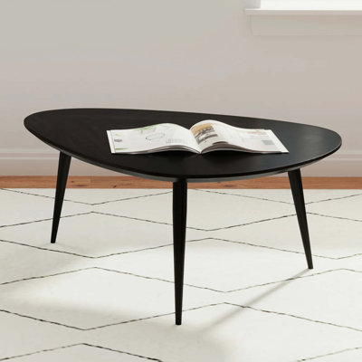 Triangular Solid Wood Coffee Table
