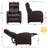 Mcghee Faux Leather Recliner-1556541383