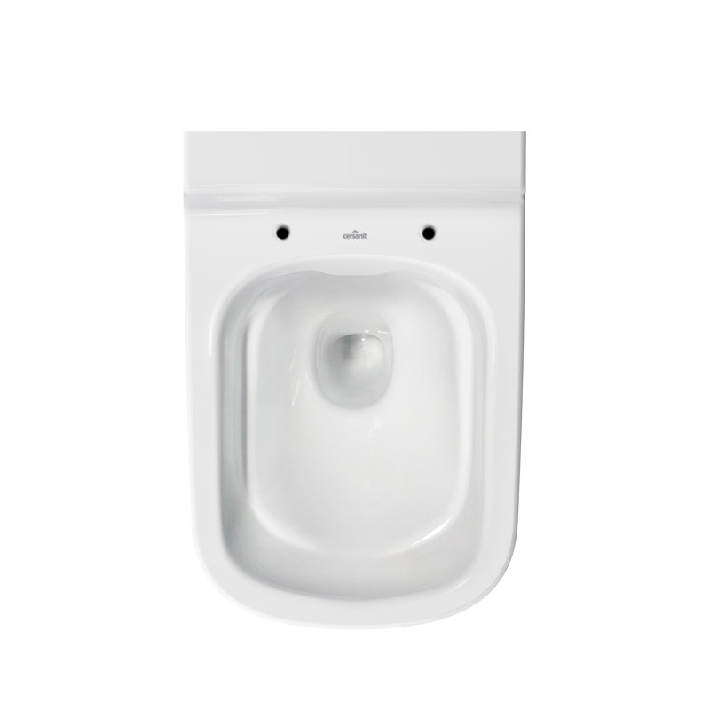 Cersanit Caspia 5L LPF Round Wall Mounted Wall Hung Toilets (Seat Included)