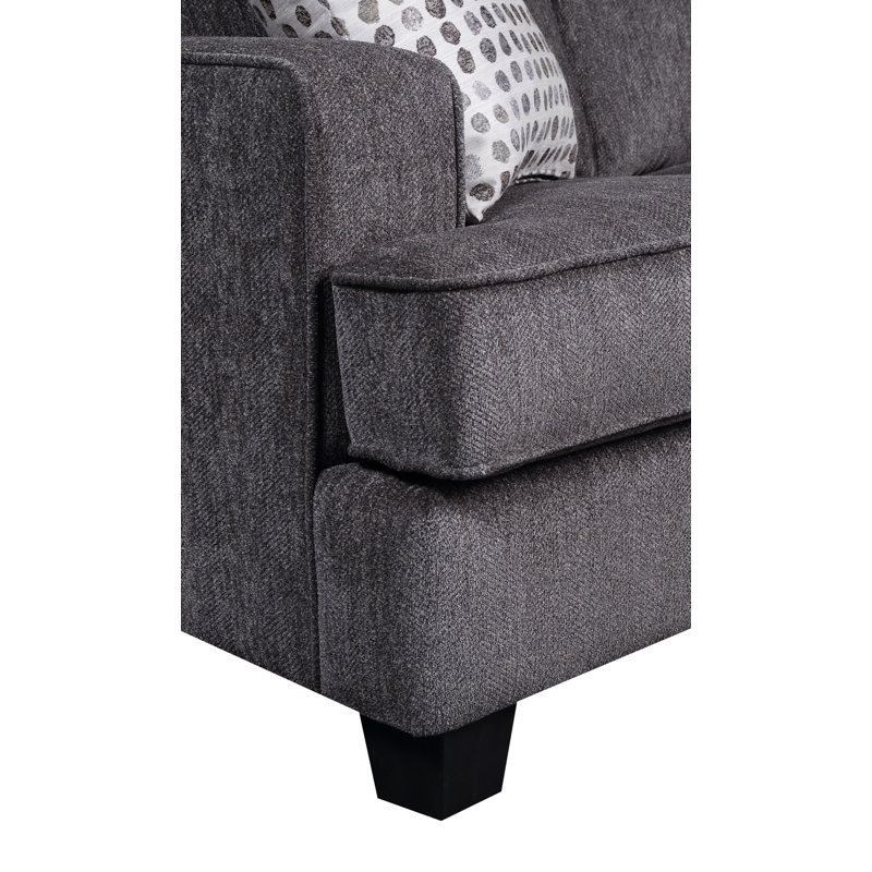 Alora Upholstered 62'' Loveseat, Ink