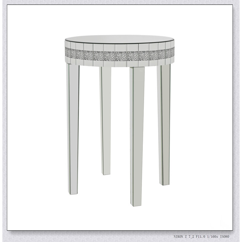 Table de petit déjeuner à miroir Artisanal