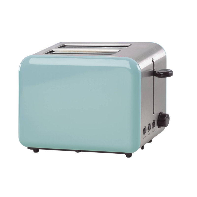 Grille-pain 2 tranches tout en bon goût, Turquoise