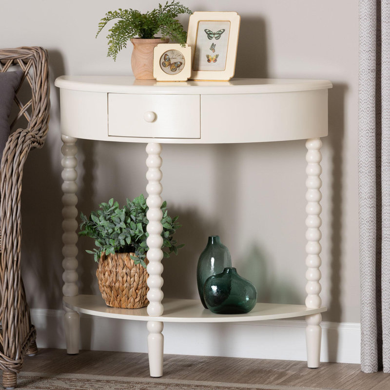 Console d'appoint demi-lune Baxton Studio Raynera