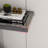 Rillamas 47.24'' Mirrored Glass Console Table Imitation Marble Sofa Entryway Table
