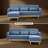 86.61" W Reversible L-Shaped Chenille Sectional-1215175958
