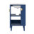 20 Inch Bathroom Vanity With Sink, Ceramic Basin, Chic Half-Moon Pulls-120195801