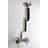 Kingston Brass Wendell Two-Handle 1-Hole Wall Mount Pot Filler Faucet with Knurled Handle-91111253