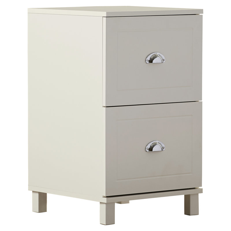 Brodan 15.75'' Wide 2 -Drawer File Cabinet, Antique White