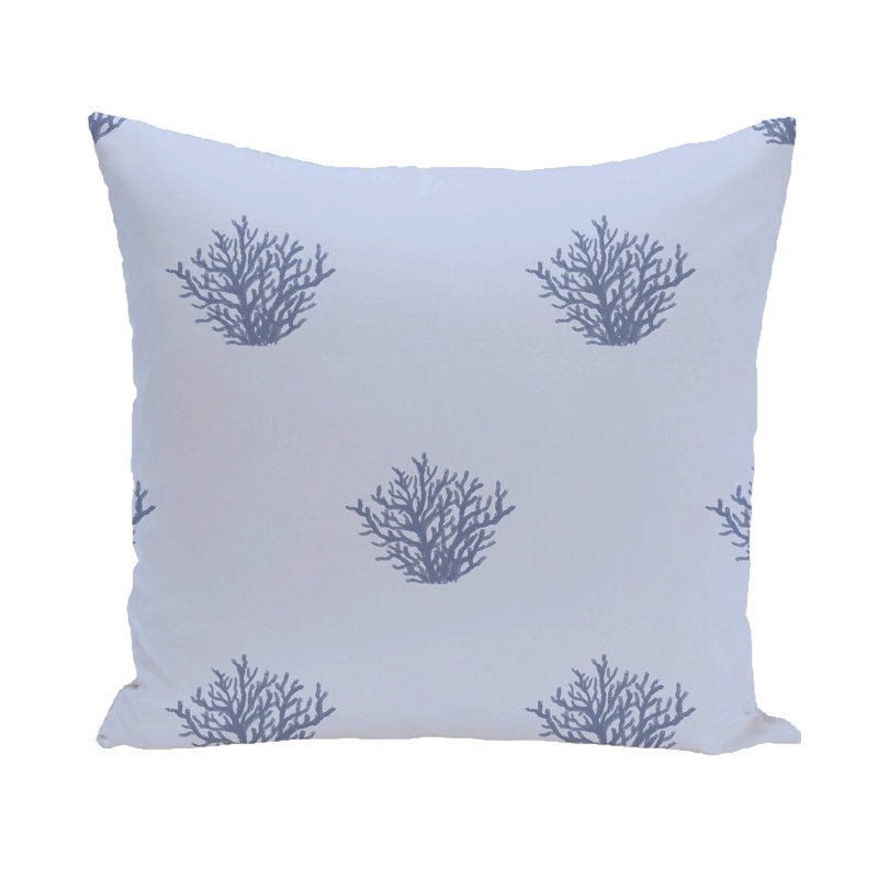Housse et insert de coussin Coastal Calm, 16 po x 16 po, Bleu clair / bleu