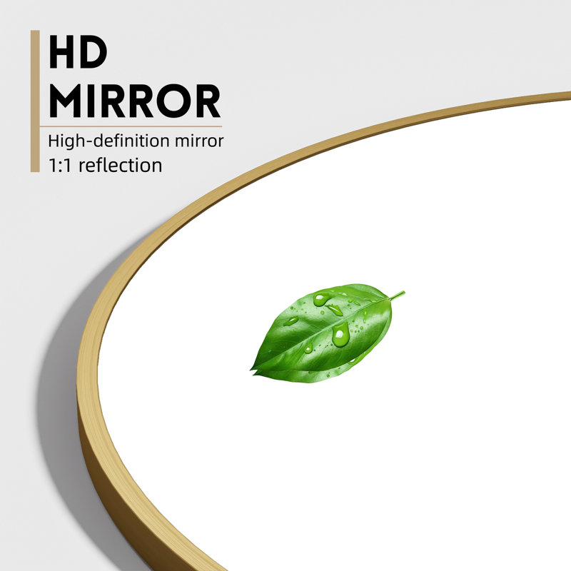 Margulies Metal Arch Mirror, Gold, 47" H x 22" W