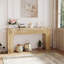 Farmhouse Console Table, Long Wood Entryway Table Behind Couch-228028255-228028252