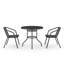 Braecona 2 - Person Patio Dining Set with Round Table