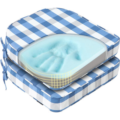 Outdoor Chair Cushions , Memory Foam Patio Chair Cushions with Ties, patio chair cushions,seat cushions ﻿