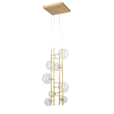 Lucent 105 Inch Tiered Globe Chandelier