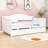 Niesha Twin Size Wooden Daybed with Trundle-30844695