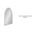 Aveley Engineered Wood Flat Mirror