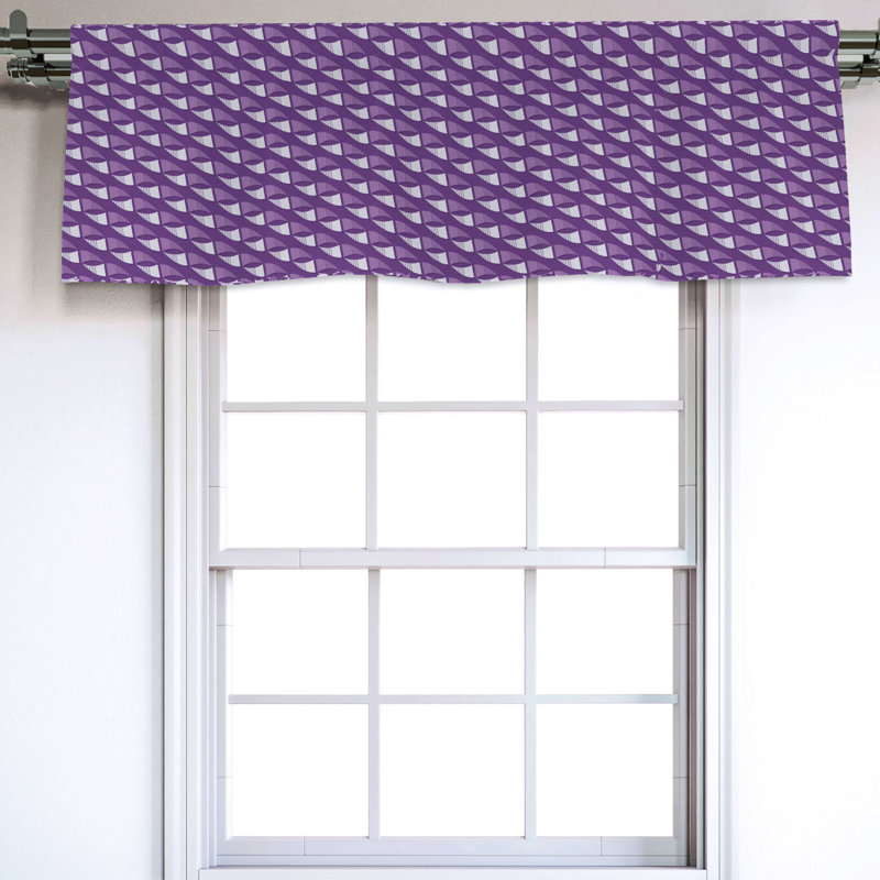 Sateen Ruffled Window Valance