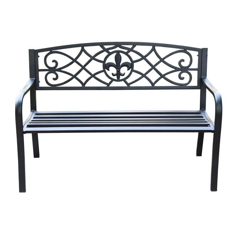Banc de jardin en acier