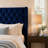 Upholstered Bed with Button Tufted Headboard-2018002484-2018002485