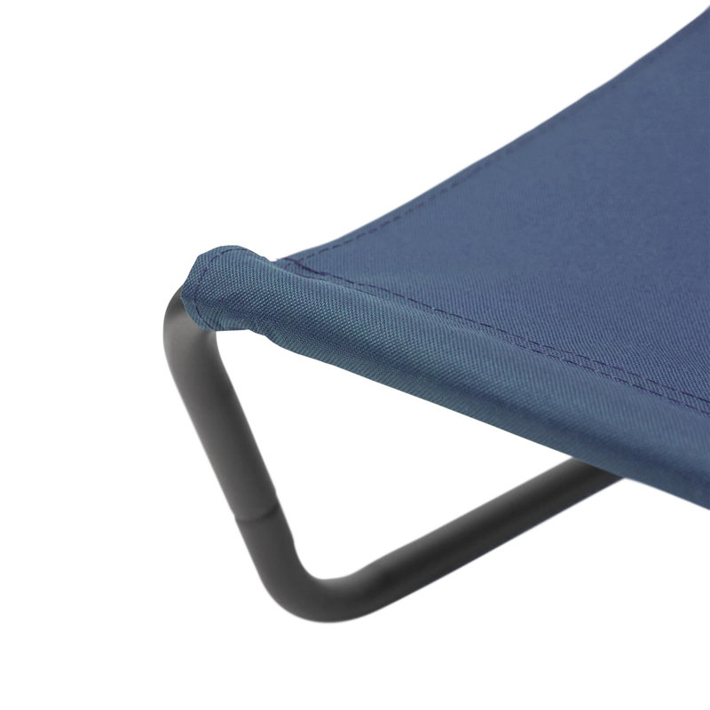 100cm Long Single Chaise, Navy