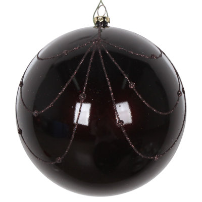 Candy Glitter Curtain Ball Ornament