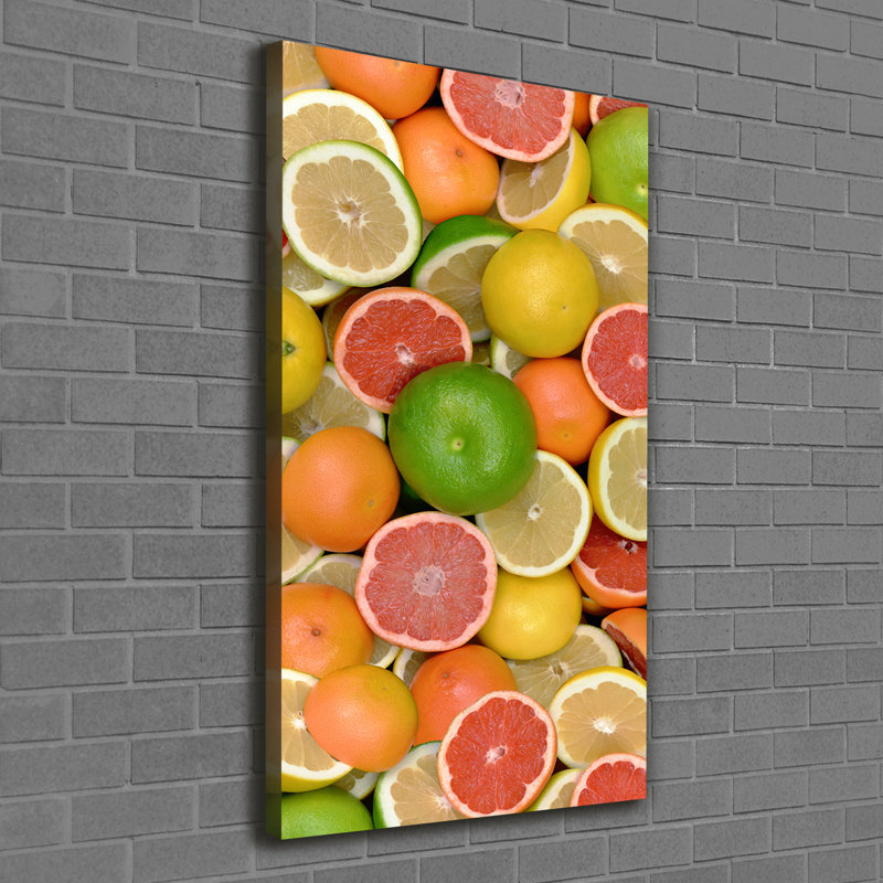 Blakely Citrus Fruits - Wrapped Canvas Print