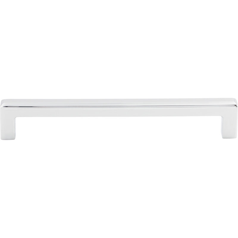 Podium Bar Pull, Polished Chrome, 6 5/16" Center to Center