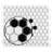 Metro 1" Hex Matte White with Snowflake 10-1/4" x 11-7/8" Porcelain Mosaic Floor and Wall Tile
