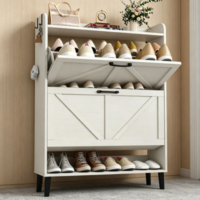 22 Pair Shoe Storage Cabinet