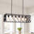 Edgerin 6 - Light Matte Black Lantern Pendant