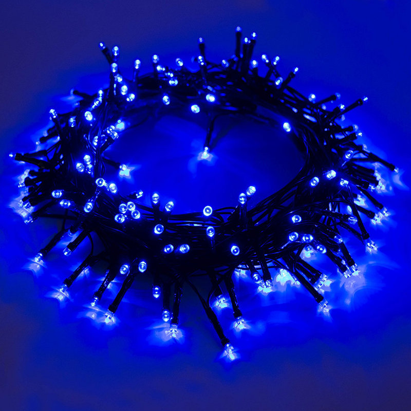 6.5'' Solar String Lights, Blue