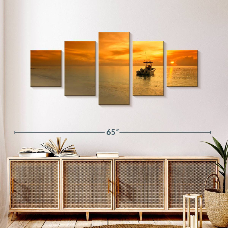 Bateau Mamsee Bay Sunse, H 24 po x l 55 po