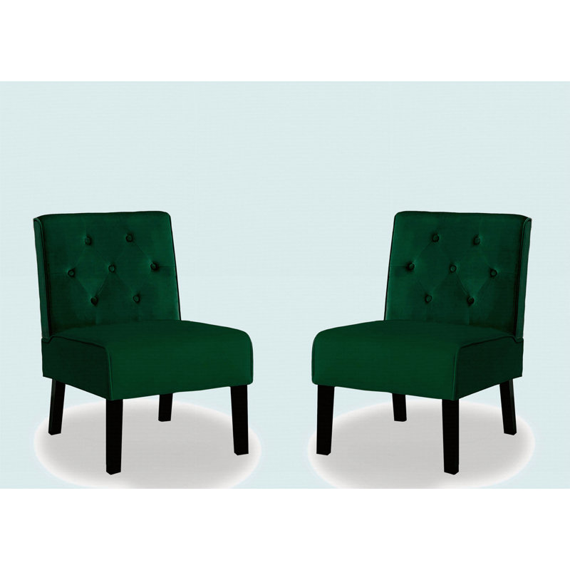 Fauteuil d'appoint 2 pièces, Vert